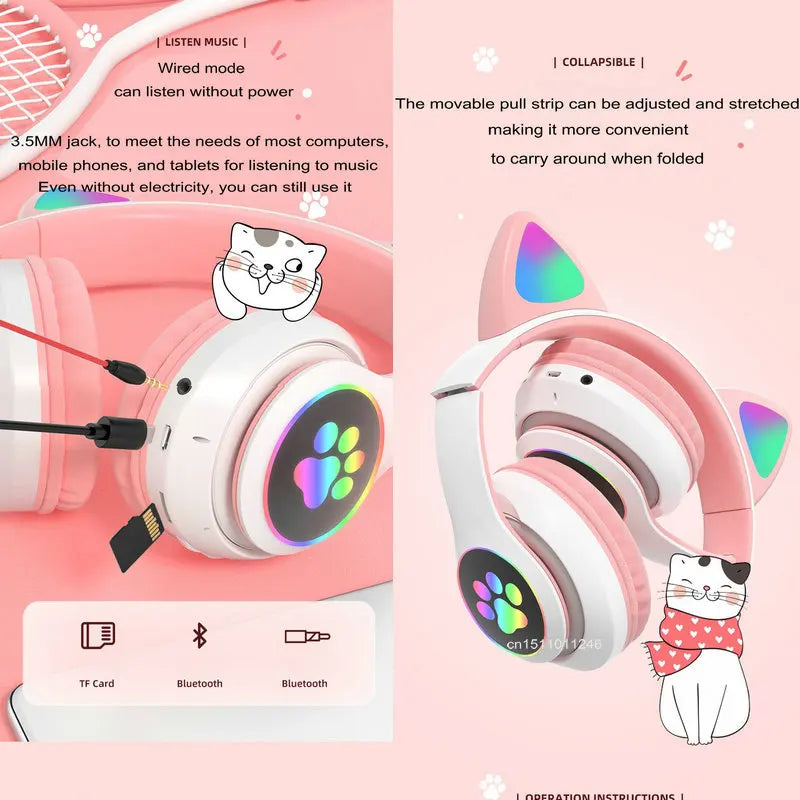 Headphones cat ear